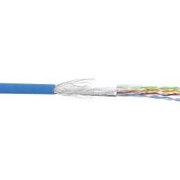 InLine Matassa Cavo Cat.5e, blu, SF UTP, AWG26, PVC, CCA, 100m