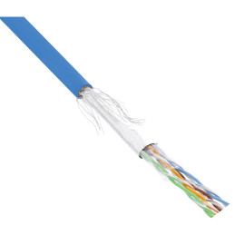 InLine Matassa Cavo Cat.5e, blu, SF UTP, AWG26, PVC, CCA, 100m
