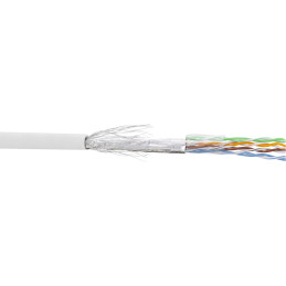 InLine Matassa Cavo Cat.5e, bianco, SF UTP, AWG26, PVC, CCA, 100m