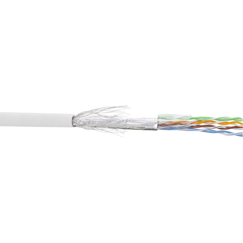 InLine Matassa Cavo Cat.5e, bianco, SF UTP, AWG26, PVC, CCA, 100m InLine Matassa Cavo Cat.5e, bianco, SF UTP, AWG26, PVC, CCA, 100m