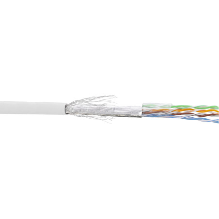InLine Matassa Cavo Cat.5e, bianco, SF UTP, AWG26, PVC, CCA, 100m