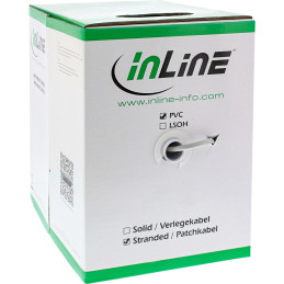 InLine Matassa Cavo Cat.5e, bianco, SF UTP, AWG26, PVC, CCA, 100m