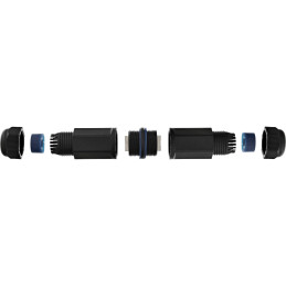 InLine Accoppiatore cavo Lan Cat.6, impermeabile IP67, 2x presa RJ45, schermato