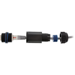 InLine Accoppiatore cavo Lan Cat.6, impermeabile IP67, 2x presa RJ45, schermato