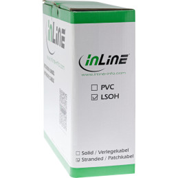 InLine Matassa Cavo Cat.6a, S FTP(PiMF), CU, halogenfree, grigio, 100m