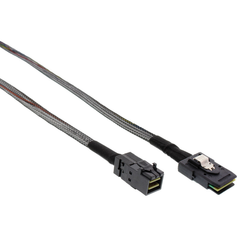 InLine Cavo Mini SAS, SFF-8643 a SFF-8087 + Sideband, 1m InLine Cavo Mini SAS, SFF-8643 a SFF-8087 + Sideband, 1m
