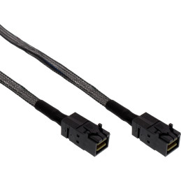 InLine Cavo Mini SAS, SFF-8643 a SFF-8643 + Sideband, 0,5m