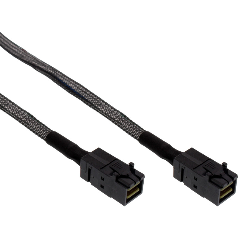 InLine Cavo Mini SAS, SFF-8643 a SFF-8643 + Sideband, 0,5m InLine Cavo Mini SAS, SFF-8643 a SFF-8643 + Sideband, 0,5m