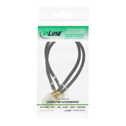 InLine Cavo di alimentazione int. da 4+4pin 12V F a 8pin EPS 12V M, 0,30m