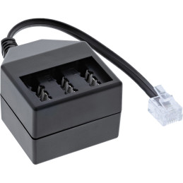 InLine Cavo adattatore RJ11 (6P4C) maschio a TAE NFN femmina, 10cm