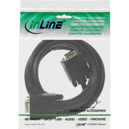 InLine Cavo S-VGA Sub-D 15pin HD maschio   maschio, 5m, ferrite, schermato