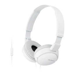 Sony MDR-ZX110AP Auricolare Cablato A Padiglione Musica e Chiamate Bianco