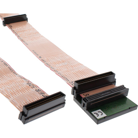 InLine Cavo SCSI U320 piatto, 68pin, per 2 periferiche, con terminatore 0,78m
