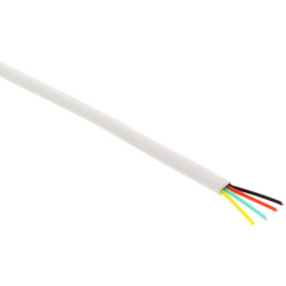 InLine Cavo Modulare 4 fili Piatto, 100m, bianco, Telefonico, Isdn