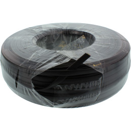 InLine Cavo Modulare 6 fili Piatto, 100m, nero, Telefonico, Isdn