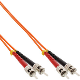 InLine Cavo Duplex, ST ST 50 125µm, Fibra Ottica OM2, 15m