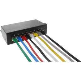 InLine Cavo patch Lan Slim, U UTP, Cat.6, bianco, 3m