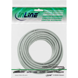 InLine Cavo Rete Lan, U UTP, Cat.5e, 5m, Patch Ethernet PVC, CU (100% rame)