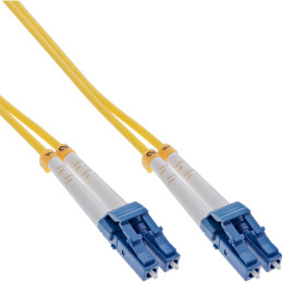 InLine Cavo Duplex, LC LC 9 125µm, Fibra Ottica OS2, 3m