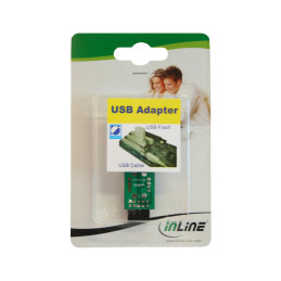 InLine Adattatore USB 2.0 2x A femmina   IDC 4 pin singoli femmina, interno