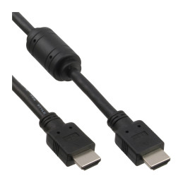 InLine Cavo HDMI, Ferrite, 1,8m, 3D, nero, maschio   maschio HDMI-High Speed