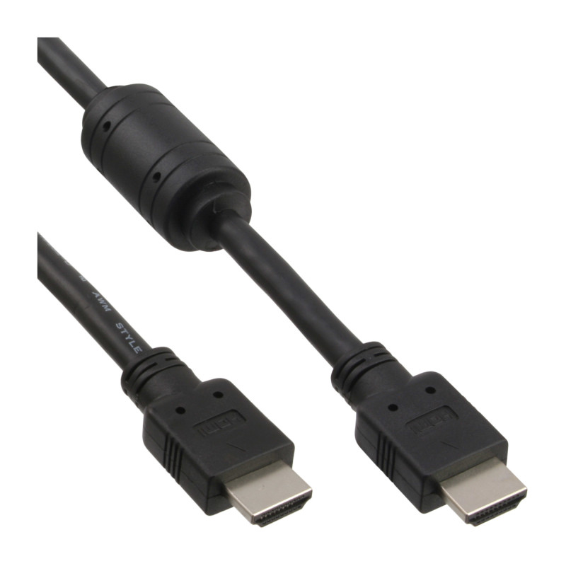 InLine Cavo HDMI, Ferrite, 1,8m, 3D, nero, maschio maschio HDMI-High Speed InLine Cavo HDMI, Ferrite, 1,8m, 3D, nero, maschio maschio HDMI-High Speed