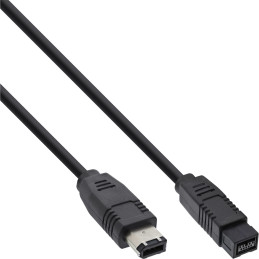 InLine Cavo FireWire IEEE1394, 6pin maschio a 9pin maschio, 800Mbit s, 1m