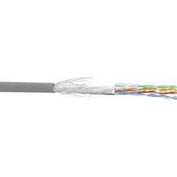InLine Matassa Cavo Cat.5e, grigio, SF UTP, AWG26, PVC, CCA, 100m