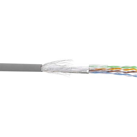 InLine Matassa Cavo Cat.5e, grigio, SF UTP, AWG26, PVC, CCA, 100m