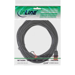 InLine Cavo patch Lan Slim, U UTP, Cat.6, nero, 10m
