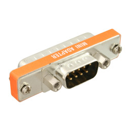 InLine Adattatore AT Seriale Sub-D 9pin m. a Sub-D 25pin m., basso profilo