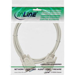 InLine Cavo seriale, Sub-D 9pin femmina   femmina, pressofuso, Pin 1 1, 5m