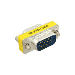 InLine Adattatore VGA Sub-D 15pin maschio   maschio, Mini-Gender-Changer