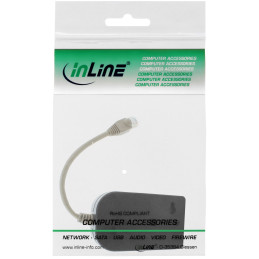 InLine Distributore ISDN, 8 prese RJ45, cavo da 15cm, con resistenze terminali