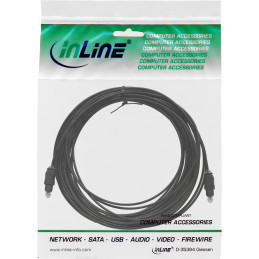 InLine Cavo Audio Toslink maschio   maschio, 10m, nero