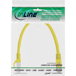 InLine Cavo Rete Lan, F UTP, Cat.5e, 0,3m, Patch Ethernet PVC, CU (100% rame)