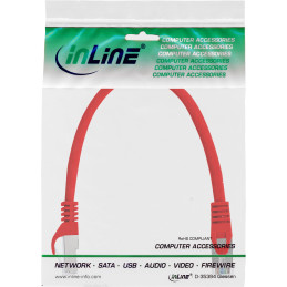 InLine Cavo Rete Lan, F UTP, Cat.5e, 0,3m, Patch Ethernet PVC, CU (100% rame)
