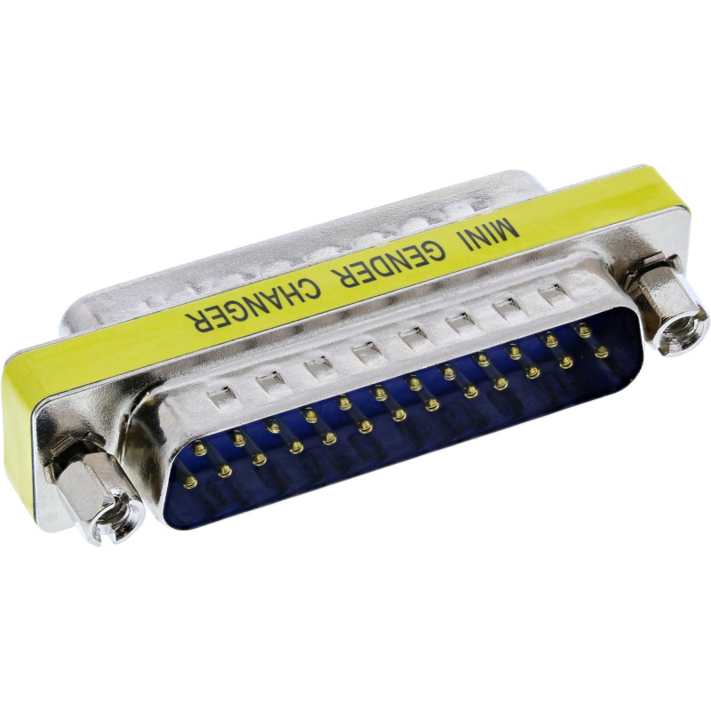InLine Adattatore Sub-D 25pin maschio maschio, Mini-Gender-Changer InLine Adattatore Sub-D 25pin maschio maschio, Mini-Gender-Changer
