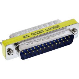 InLine Adattatore Sub-D 25pin maschio   maschio, Mini-Gender-Changer