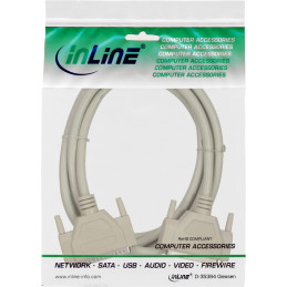 InLine Cavo seriale, Sub-D 37pin maschio   femmina, Pin 1 1, 2m