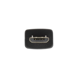 InLine Cavo USB 2.0 Micro, A m  Micro B M, nero, Ricarica Rapida, 0,3m