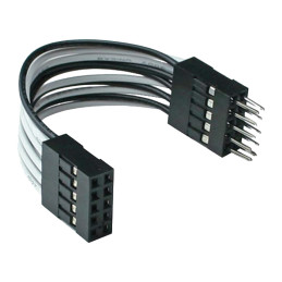 InLine Cavo USB 2.0 interno 2x5pin maschio   2x5pin femmina, prolunga, 0,05m
