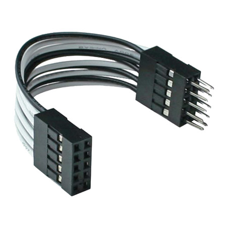 InLine Cavo USB 2.0 interno 2x5pin maschio   2x5pin femmina, prolunga, 0,05m