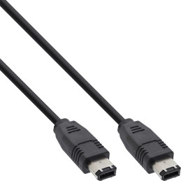 InLine Cavo FireWire IEEE1394, 6pin maschio a 6pin maschio, 400Mbit s, 1,8m