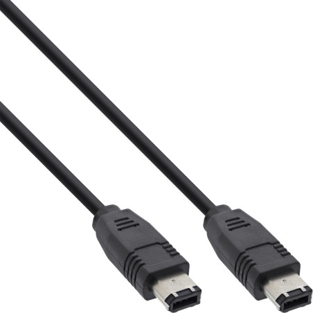 InLine Cavo FireWire IEEE1394, 6pin maschio a 6pin maschio, 400Mbit s, 1,8m