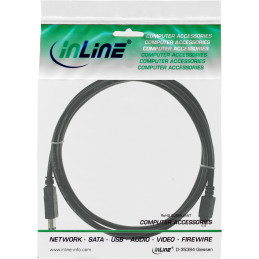 InLine Cavo FireWire IEEE1394, 4pin maschio a 6pin maschio, 400Mbit s, 1,8m