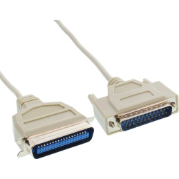 InLine Cavo parallelo, Sub-D 25pin M a Centronics 36pin M, Bi-Direzionale, 5m