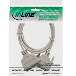 InLine Cavo parallelo, Sub-D 25pin M a Centronics 36pin M, Bi-Direzionale, 5m