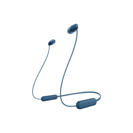 Sony WI-C100 Auricolare Wireless In-ear Musica e Chiamate Bluetooth Blu