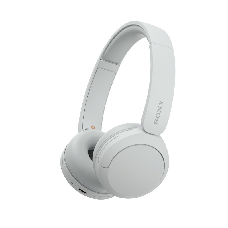 Sony Cuffie Bluetooth wireless WH-CH520 - Durata della batteria fino a 50 ore con ricarica rapida, stile on-ear - Bianco Sony Cuffie Bluetooth wireless WH-CH520 - Durata della batteria fino a 50 ore con ricarica rapida, stile on-ear - Bianco